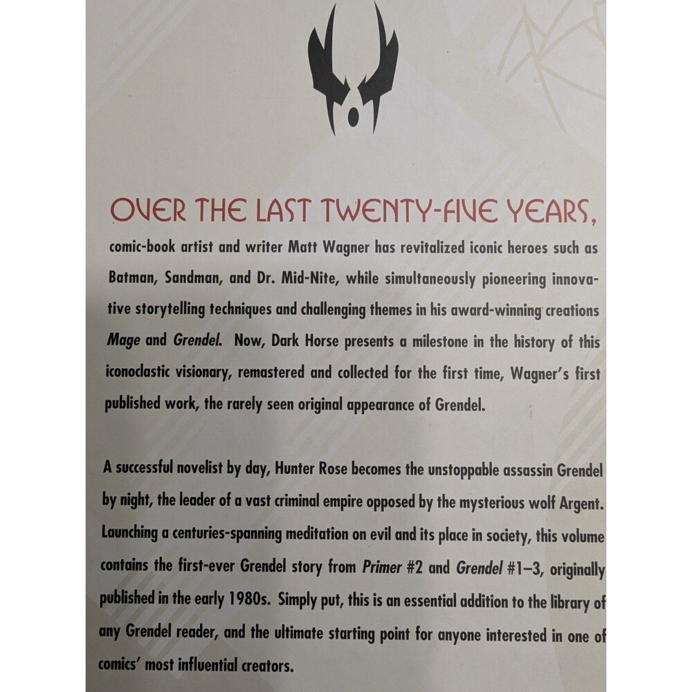 Grendel Archives by Matt Wagner (Dark Horse Comics, July 2007) Grendel #0 - Picture 4 of 12